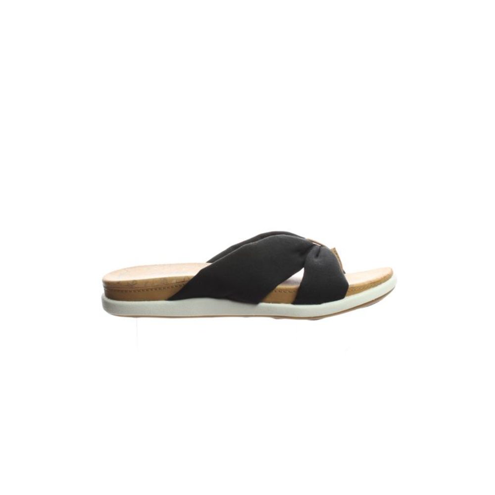 Clarks Womens Eliza Shore Black Sandals Size 5.5 Medium (B, M)